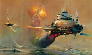 Illustration for article titled The pulpy skyscapes of John Berkey